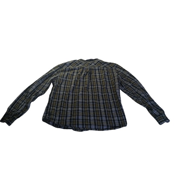 Levi's Plaid Flannel Button Down Shirt L Heritage Casual Grunge Workwear - Picture 6 of 9